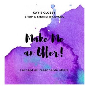 Don't be shy! Make me an offer.